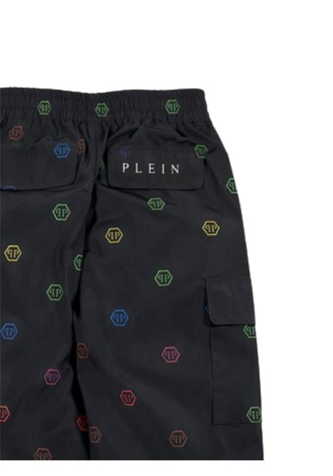 Black nylon trousers for children Philipp Plein | BPA007NERO